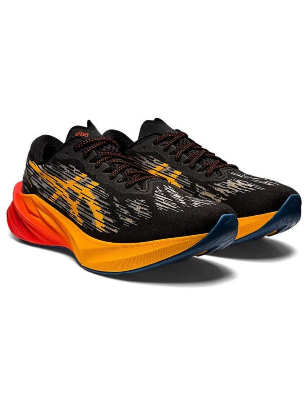 Asics Novablast 3 1011B458.001 Men's Black/Amber Running Shoes Size 13 marathon